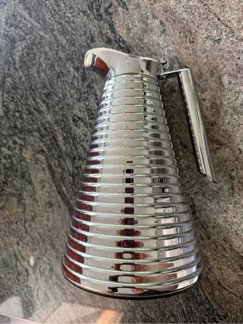 Alfi Germany Chrome-plated Copper 1L Carafe Glass Thermal Vacuum Insulated